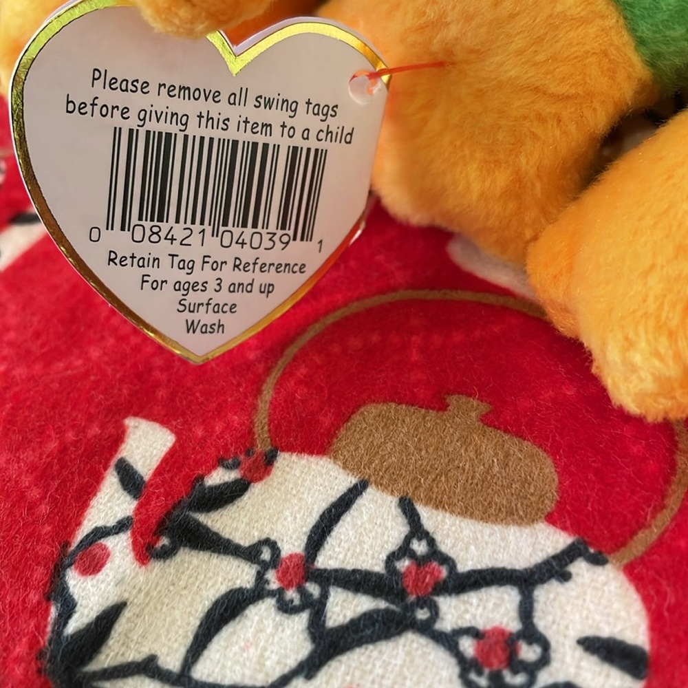 Ty beanie baby frog Smoochy. Kept in cases. - Picture 4 of 9